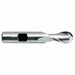 Ball End Mill Single End 1/2 HSS