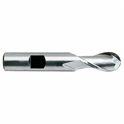 Ball End Mill Single End HSS