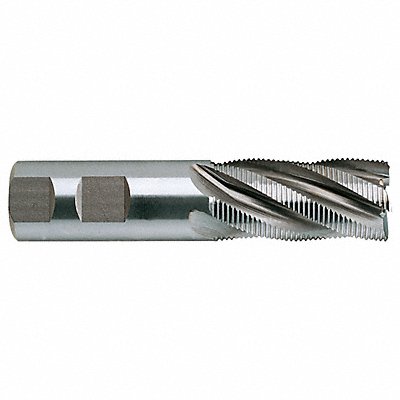 Sq. End Mill Single End HSS 3/8 