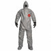 Hooded Coveralls Gray 2XL PK6