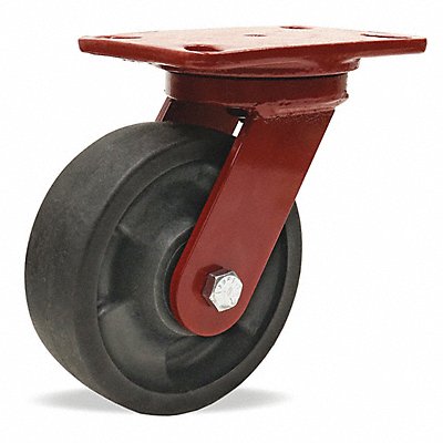 Standard Plate Caster Brown Wheel