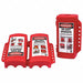 Universal Lockout Device Red 7-1/4 H