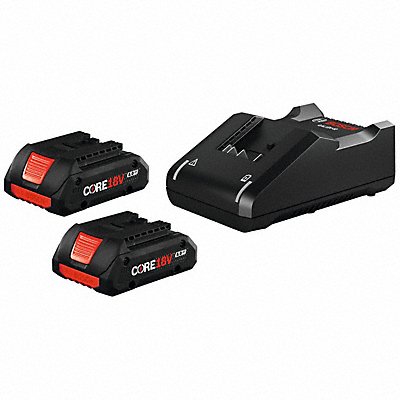 Battery Pack Charger (2) 4.0 Ah Li-Ion