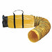 Ventilation Duct Black/Yellow 15 ft L