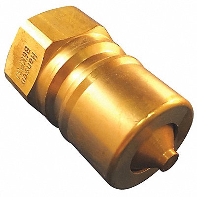 Brass Male Half/Valved 1 Inch Body