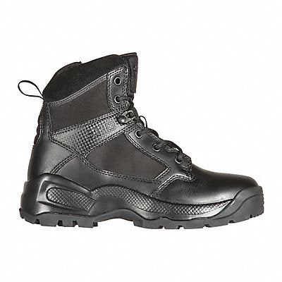 Tactical Boots 6-1/2 R Black Plain PR