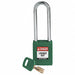 Lockout Padlock Nylon Grn Key Different