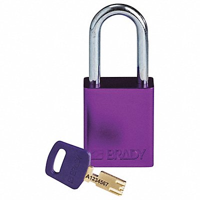 Lockout Padlock Al Purple Key Different