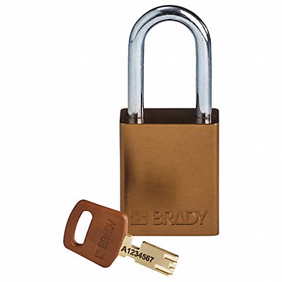 Lockout Padlock Al Brown Key Different