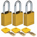 Lockout Padlock Al Open Shackel PK3