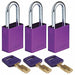 Lockout Padlock Al Open Shackel PK3