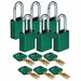 K7943 Lockout Padlock Al Grn Key Different PK6