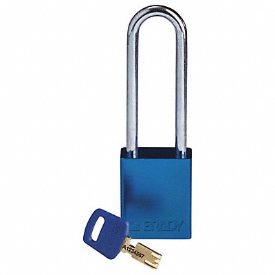 Lockout Padlock Blue 1-13/16 H Body