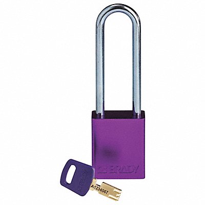 Lockout Padlock Purple 1-13/16 H Body