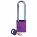 Lockout Padlock Purple 1-13/16 H Body