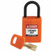 Lockout Padlock Orange 1-21/32 H Body