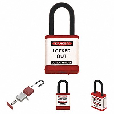 Lockout Padlock 1-1/2 Shackle Height