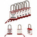 Lockout Padlock 1-1/2 H Shackle PK6