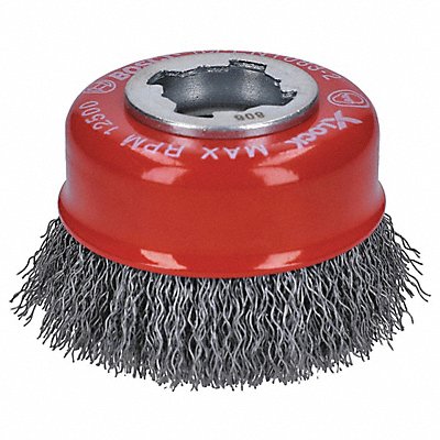 Cup Brush Crimped Wire 3 Dia