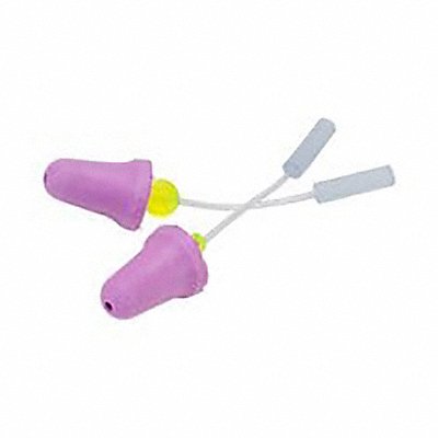 Ear Plugs Push-In Disposable Purple PK50