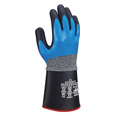 Coated Gloves Black/Blue L PR