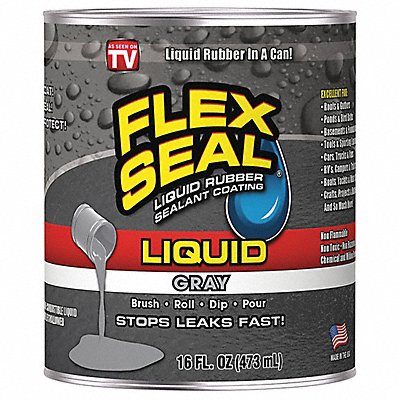 Leak Sealer 16 oz Rubber Base Gray