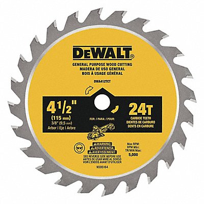 Circular Saw 4 1/2 in 24 Teeth