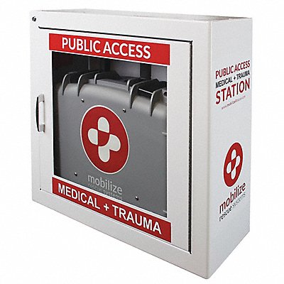 Medical Supply Case White Steel