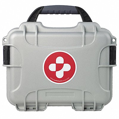 Medical Supply Case Gray Plastic