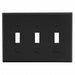 Toggle Switch Wall Plate Black