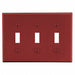 Toggle Switch Wall Plate Red