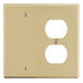 Duplex/Blank Wall Plate Ivory