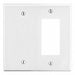 Rocker/Blank Wall Plate White