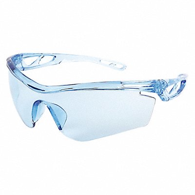 Safety Glass Light Blue Lens Half-Frame