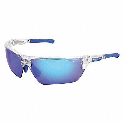 Safety Glass Blue Mirror Lens Half-Frame