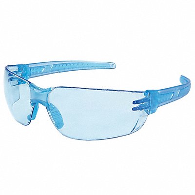 Safety Glass Light Blue Lens Frameless