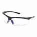 Safety Glass Clear/Blue Lens Half-Frame