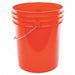 Plastic Pail PE Orange Open Head