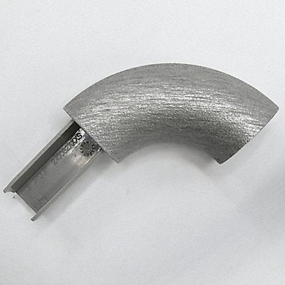 Right Handrail Return Brushed Silver