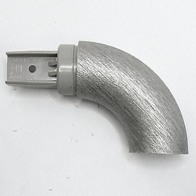 Right Handrail Return Brushed Silver