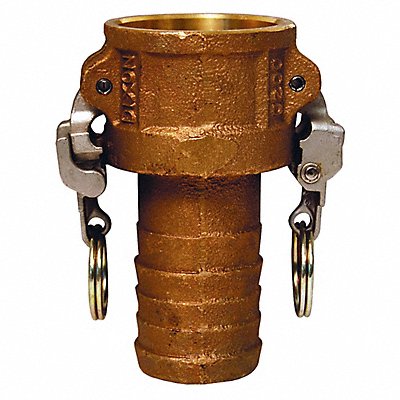 Cam and Groove Coupling 1-1/2 Brass