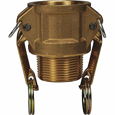 Cam and Groove Coupling 1-1/4 Brass