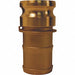 Cam and Groove Adapter 3/4 Brass