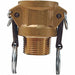 Cam and Groove Coupling 1/2 Brass