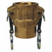 Cam and Groove Coupling 1/2 Brass