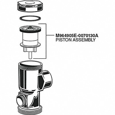 Piston Assembly For Urinals