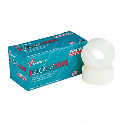 Office Tape 83 1/3 ft 3/4 in 1.8 mil PK6