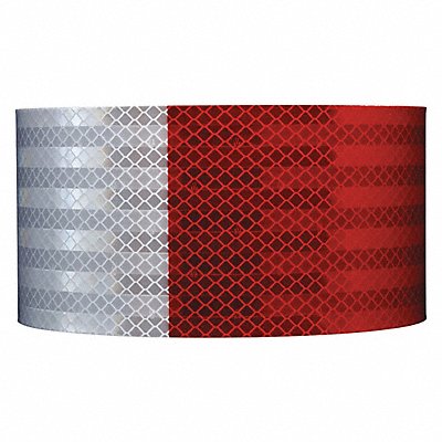 Reflective Gate Arm Tape Red/White