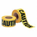 Barricade Tape Caution Legend 1000 ft L