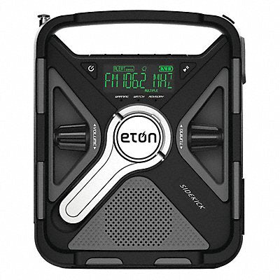 Portable Weather Radio Black AM/FM NOAA